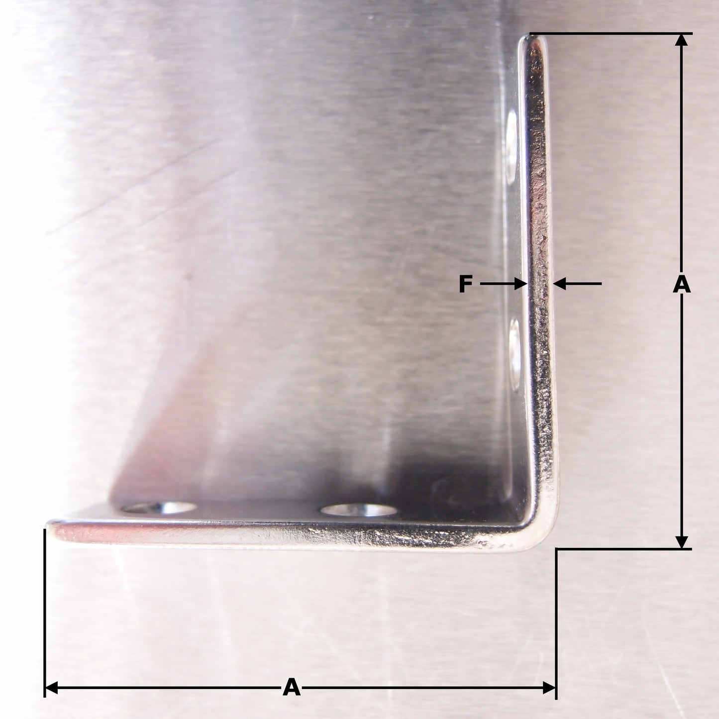 Angle Bracket Stainless steel AISI 304 - Narrow