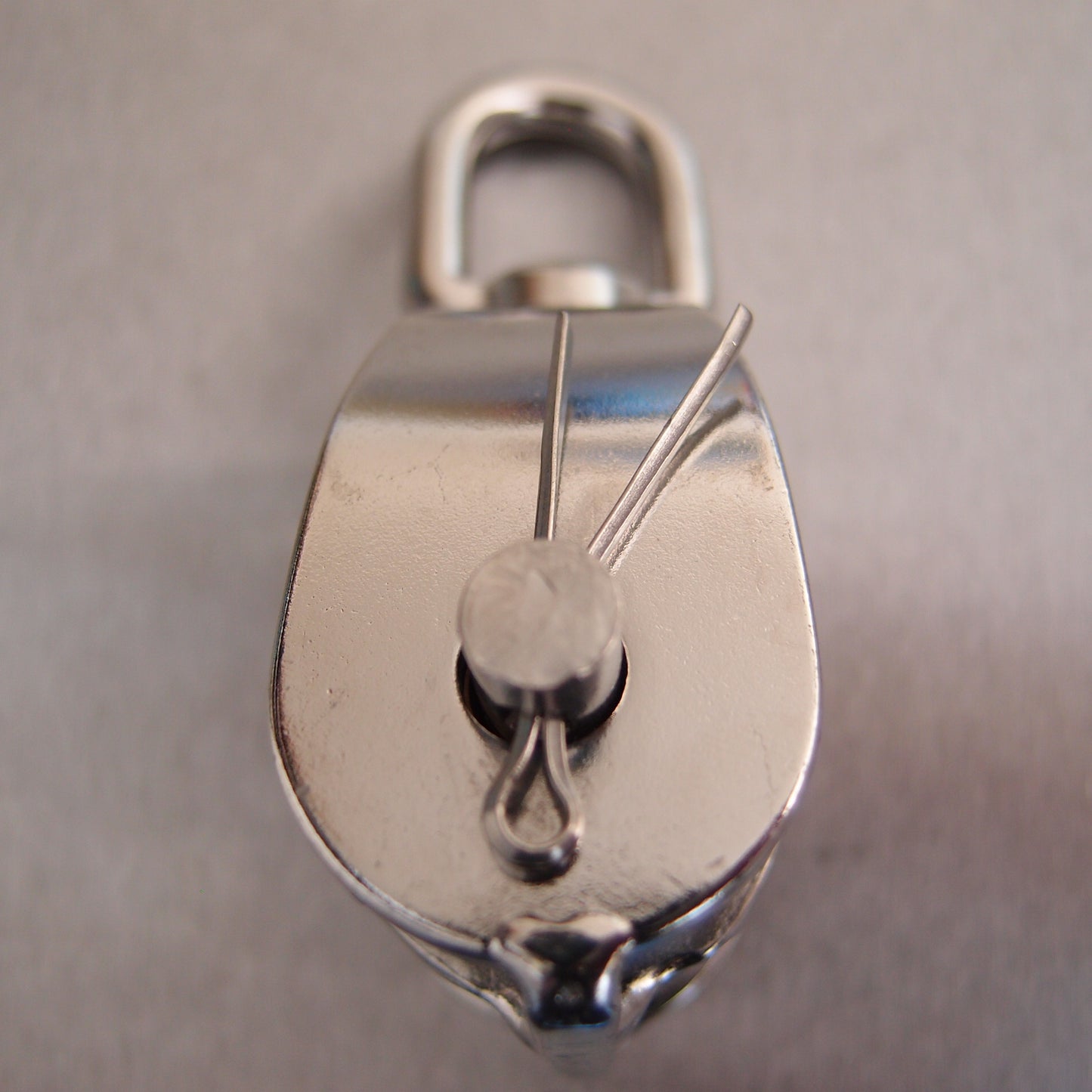 Stainless Steel Double Sheave Blocks with Swivel Oval Eye - AISI 316