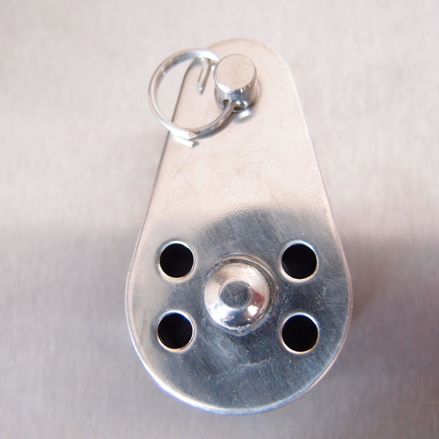 Stainless Steel 25mm Pulley Block with Nylon Sheave - Removable Pin - AISI 316