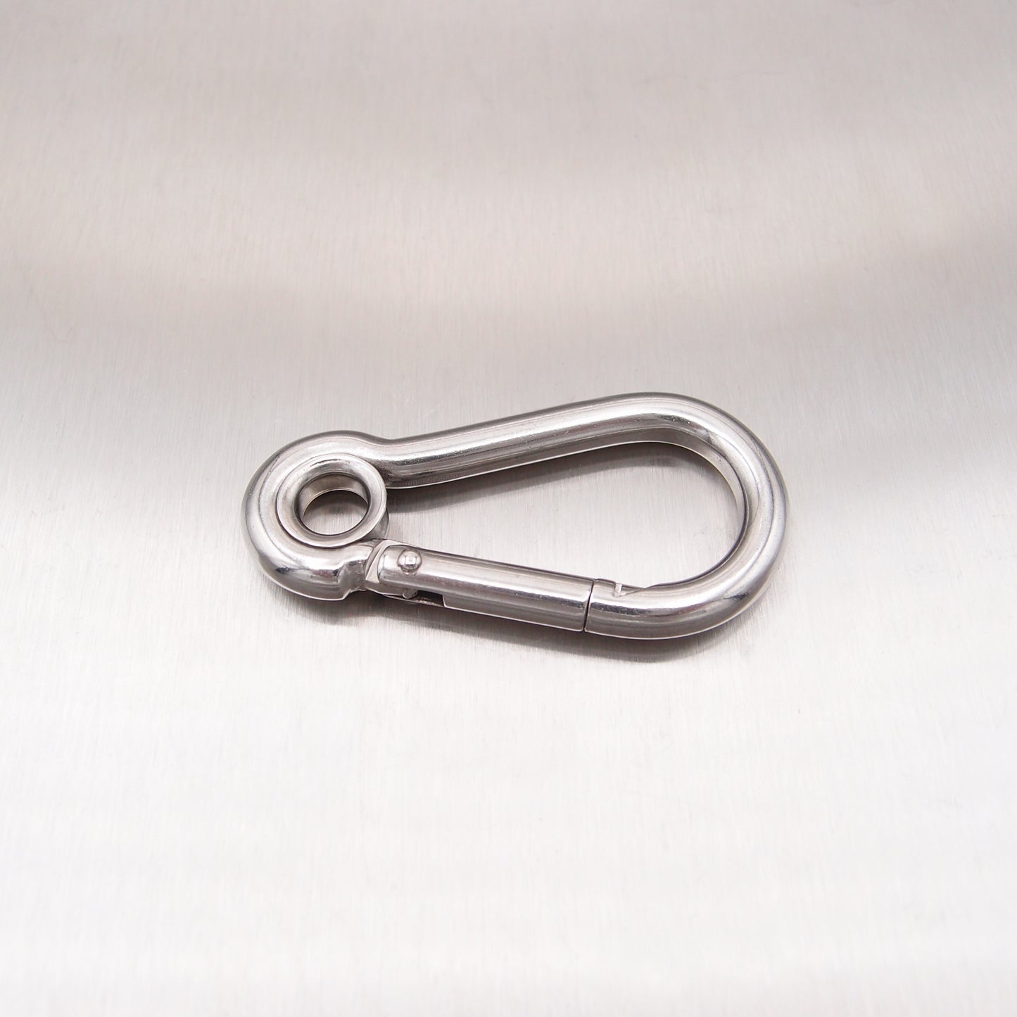 Stainless Steel Carbine Hooks - with Eyelet - AISI 316