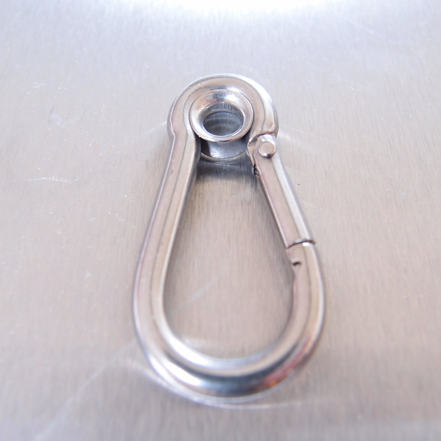 Stainless Steel Carbine Hooks - with Eyelet - AISI 316