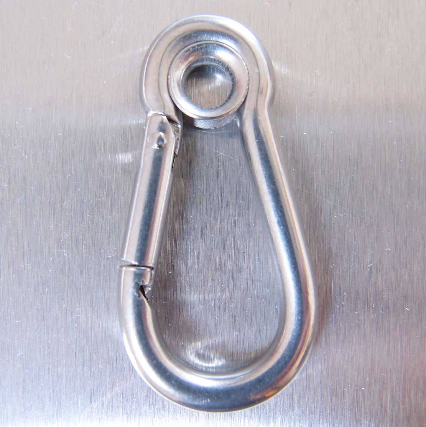 Stainless Steel Carbine Hooks - with Eyelet - AISI 316