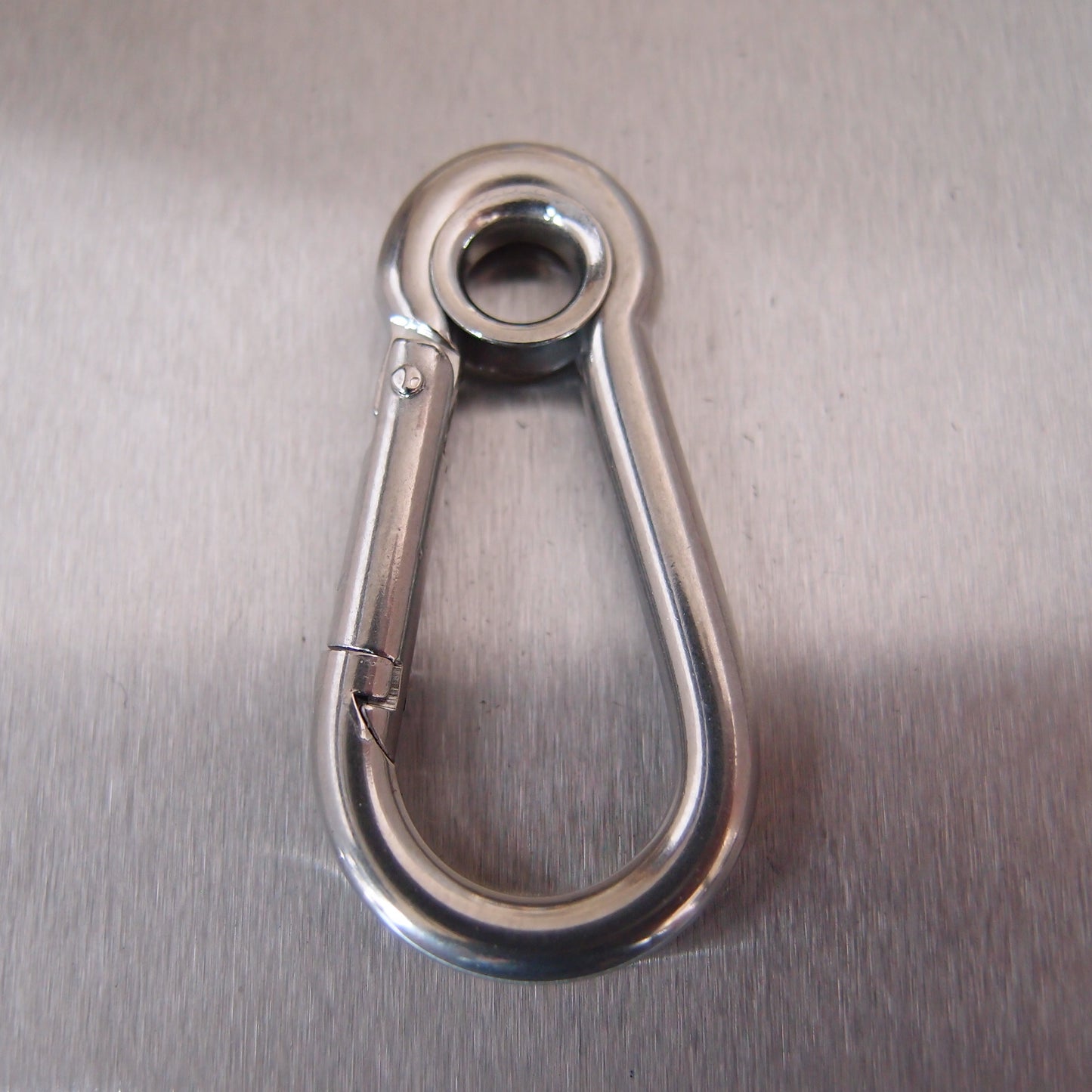 Stainless Steel Carbine Hooks - with Eyelet - AISI 316