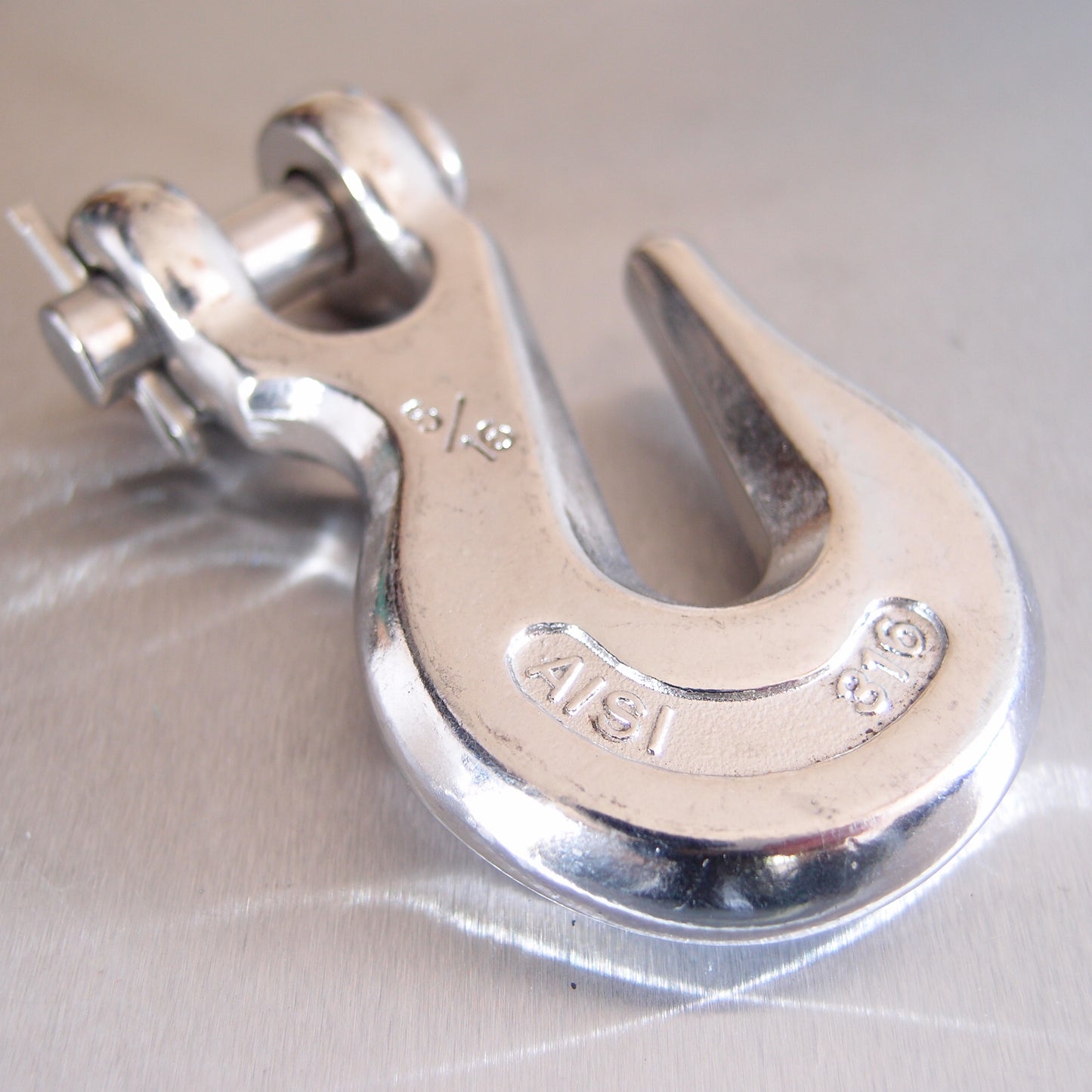 Stainless Steel Clevis Type Grab Hook - AISI 316