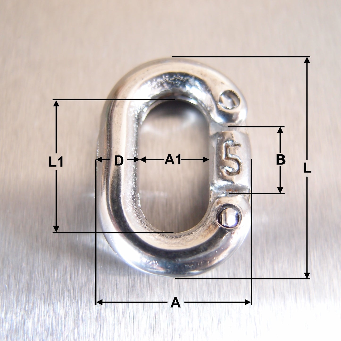 Stainless Steel Split Connecting Links - AISI 316