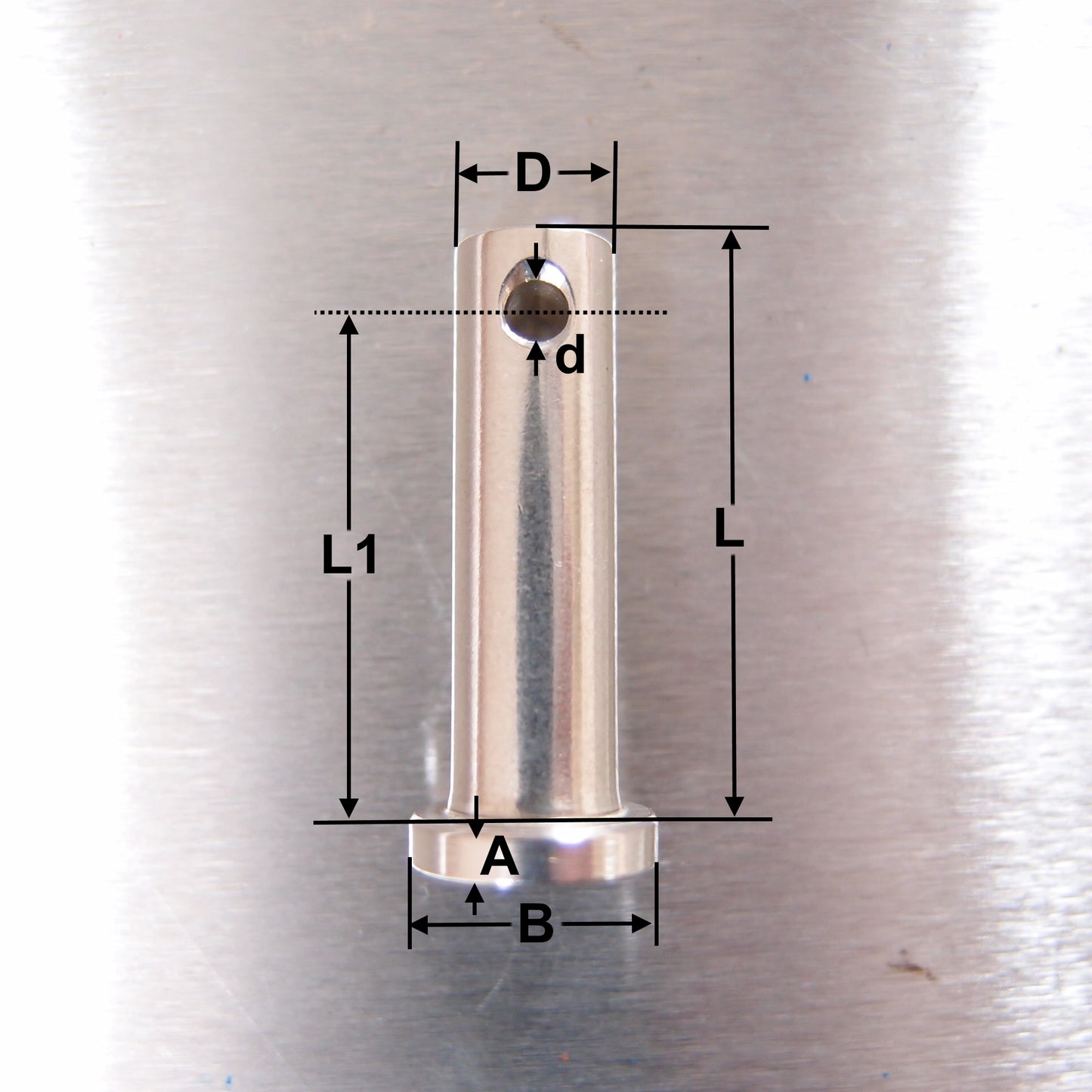 Stainless Steel Clevis Pins with Drilled Hole