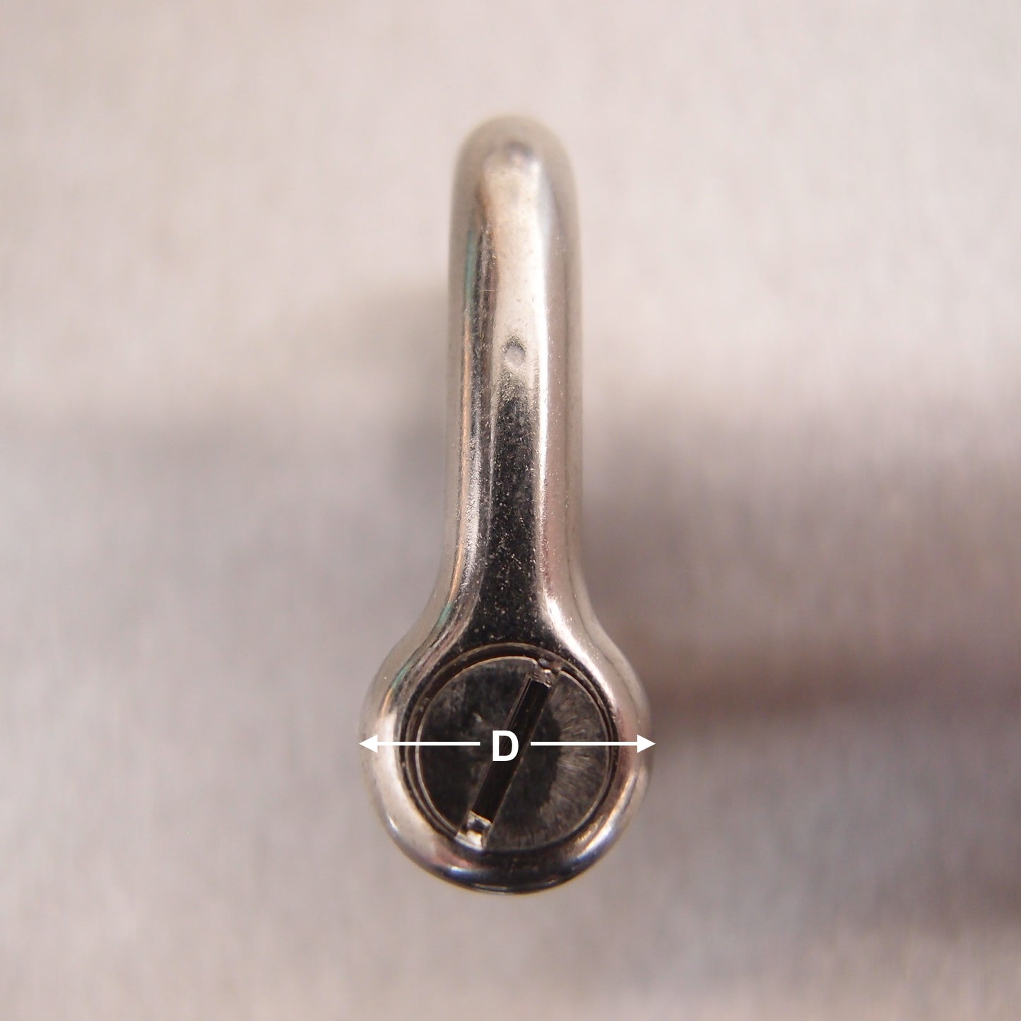 Stainless Steel Dee Shackles - with Countersunk Flush Pin - AISI 316