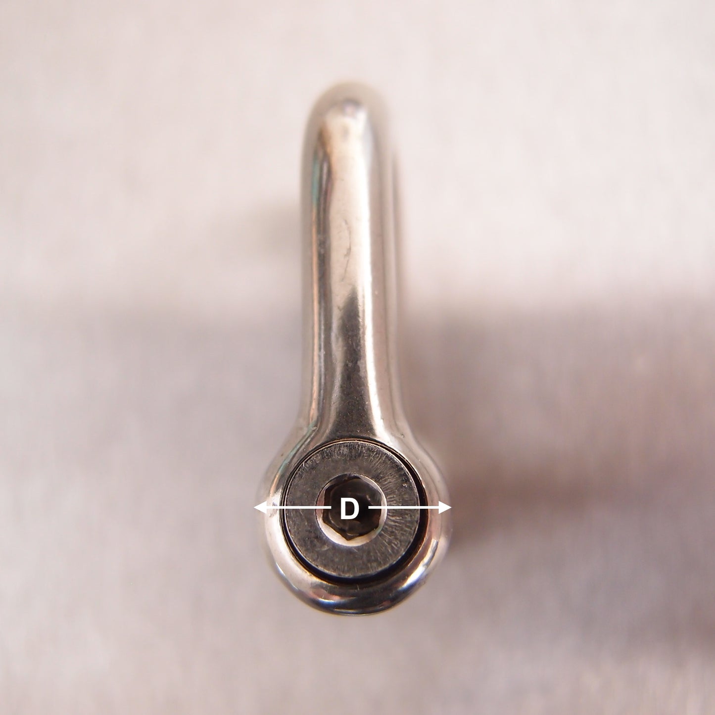 Stainless Steel Dee Shackles - with Allen Key Flush Pin (Hexagon Socket) - AISI 316
