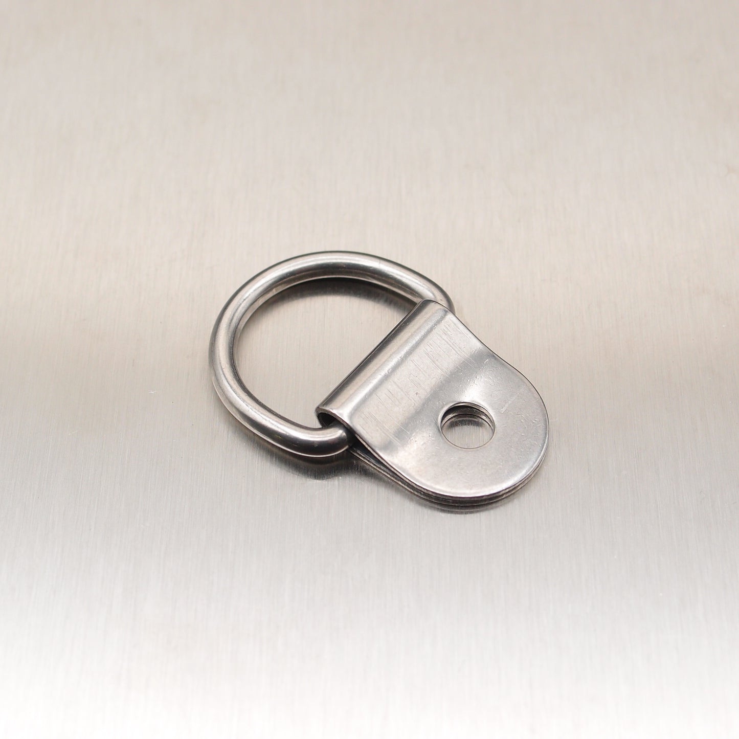 3mm x 20mm Stainless Steel Dee Ring and Cleat - AISI 316