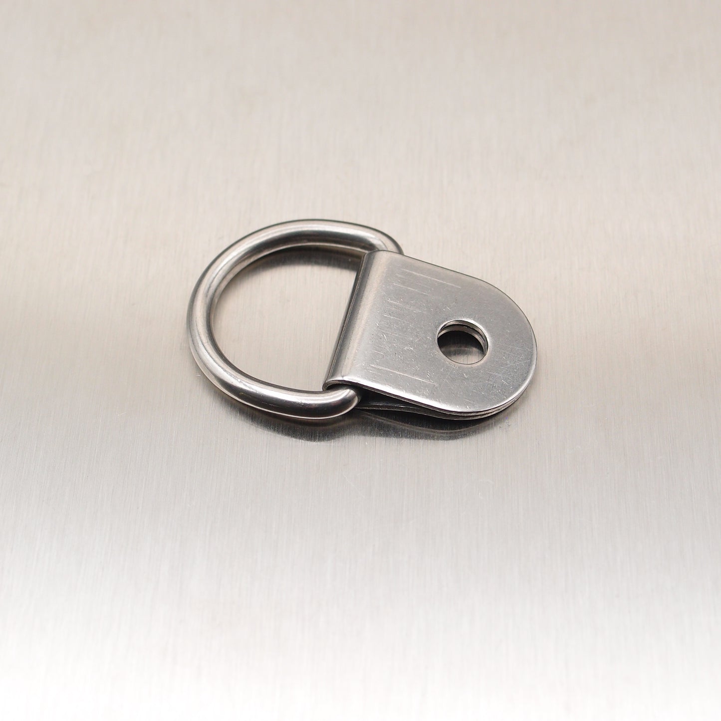 3mm x 20mm Stainless Steel Dee Ring and Cleat - AISI 316