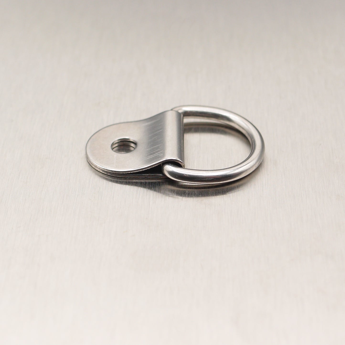 3mm x 20mm Stainless Steel Dee Ring and Cleat - AISI 316