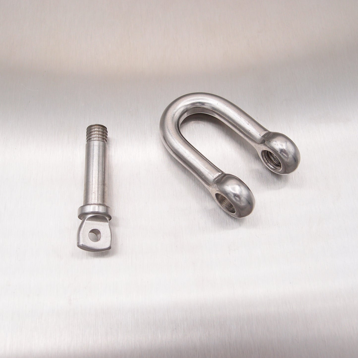 Stainless Steel Dee Shackle - with Screwed Collar Pin AISI 316