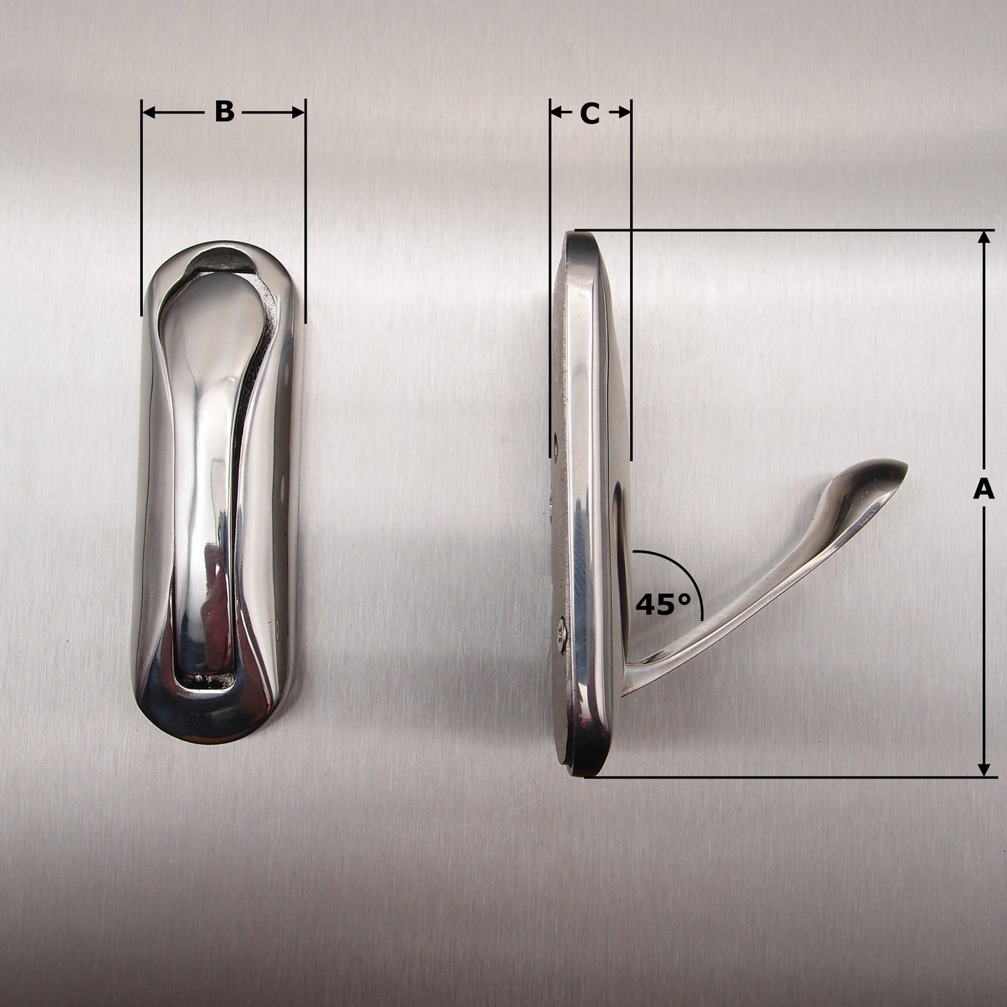 Stainless Steel Folding Coat Hooks
