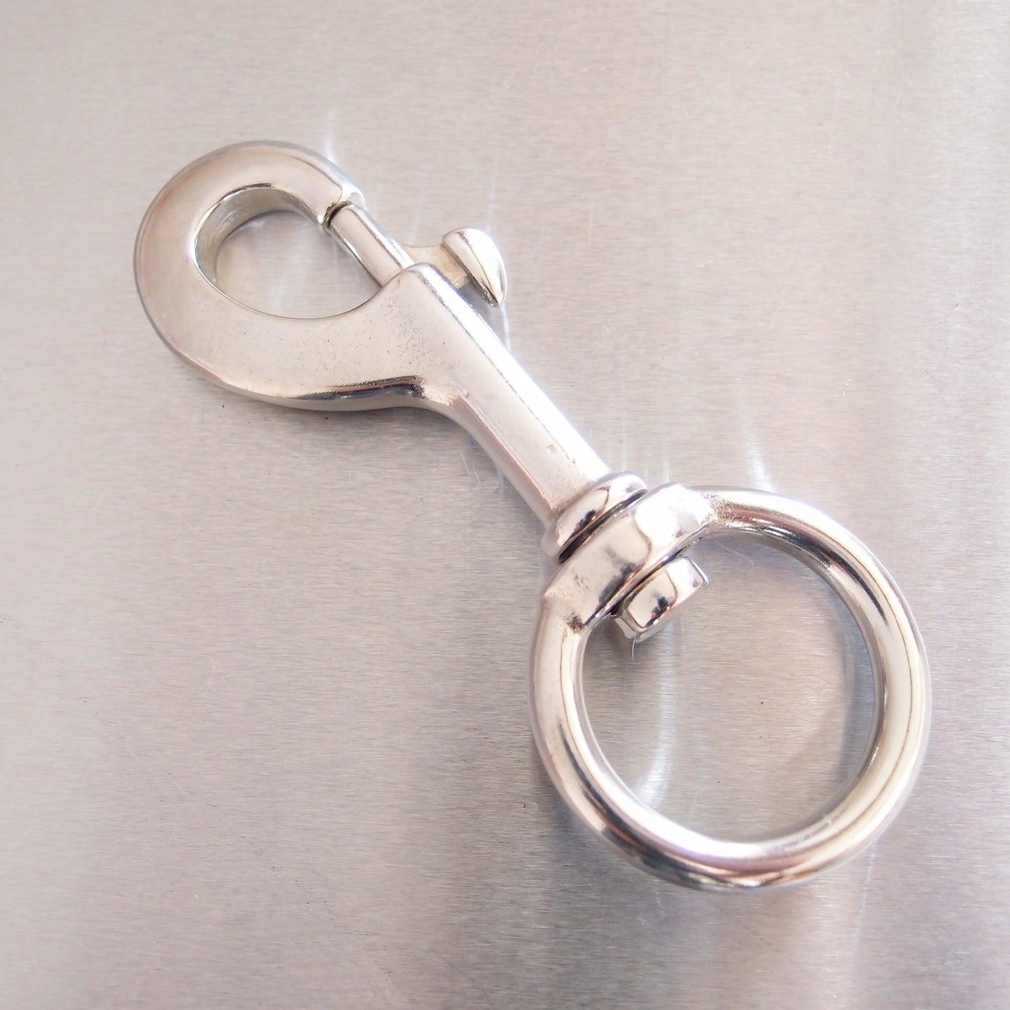 Stainless Steel Swivel Eye Bolt / Trigger Snap Hook - AISI 316
