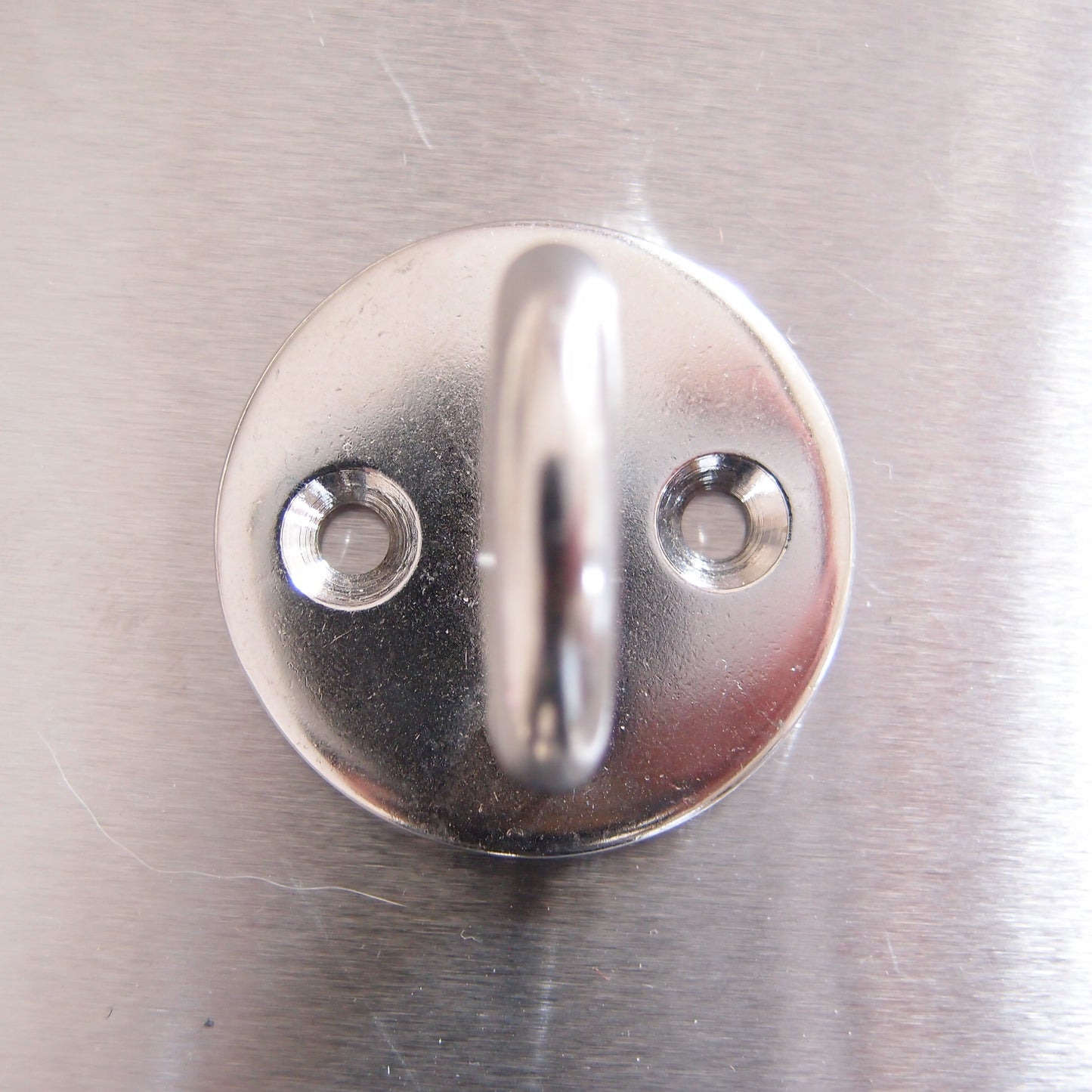 Stainless Steel Two Hole Round Hook On Plate 304 AISI