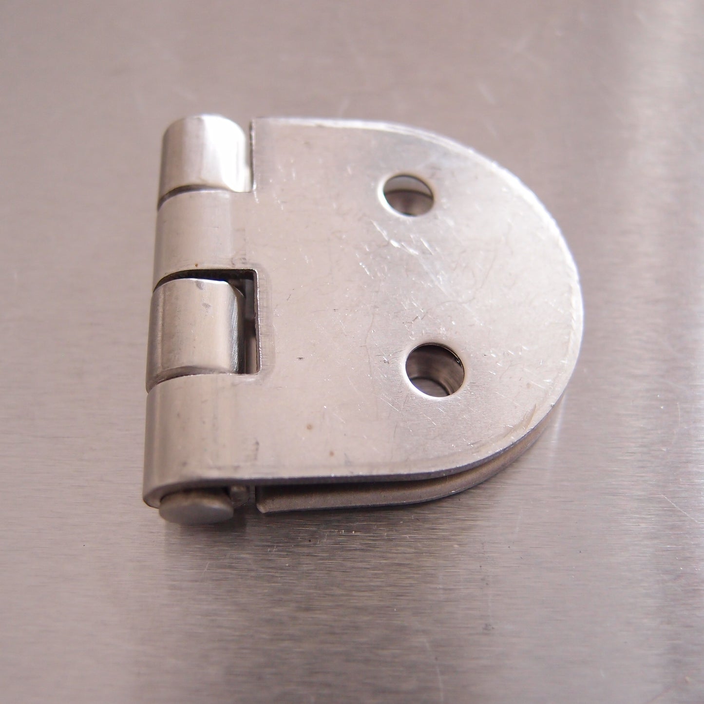 75mm x 40mm Oval Hinge - Stainless steel AISI316 - Satin Finish