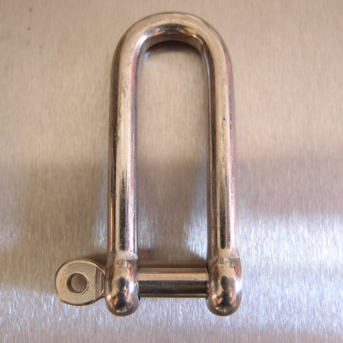 Stainless Steel Long Dee Shackle With Captive Pin - AISI 316