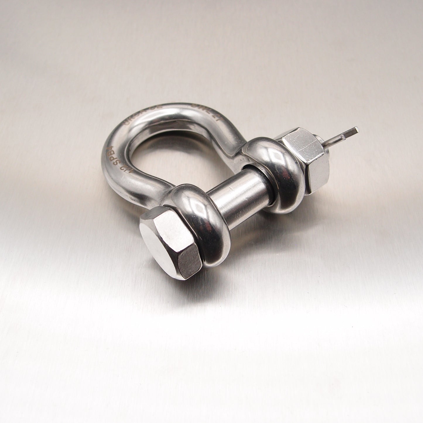 Stainless Steel Load Rated Safety Bow Shackle - AISI 316