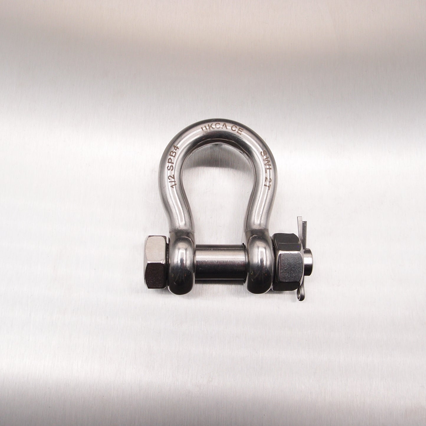 Stainless Steel Load Rated Safety Bow Shackle - AISI 316