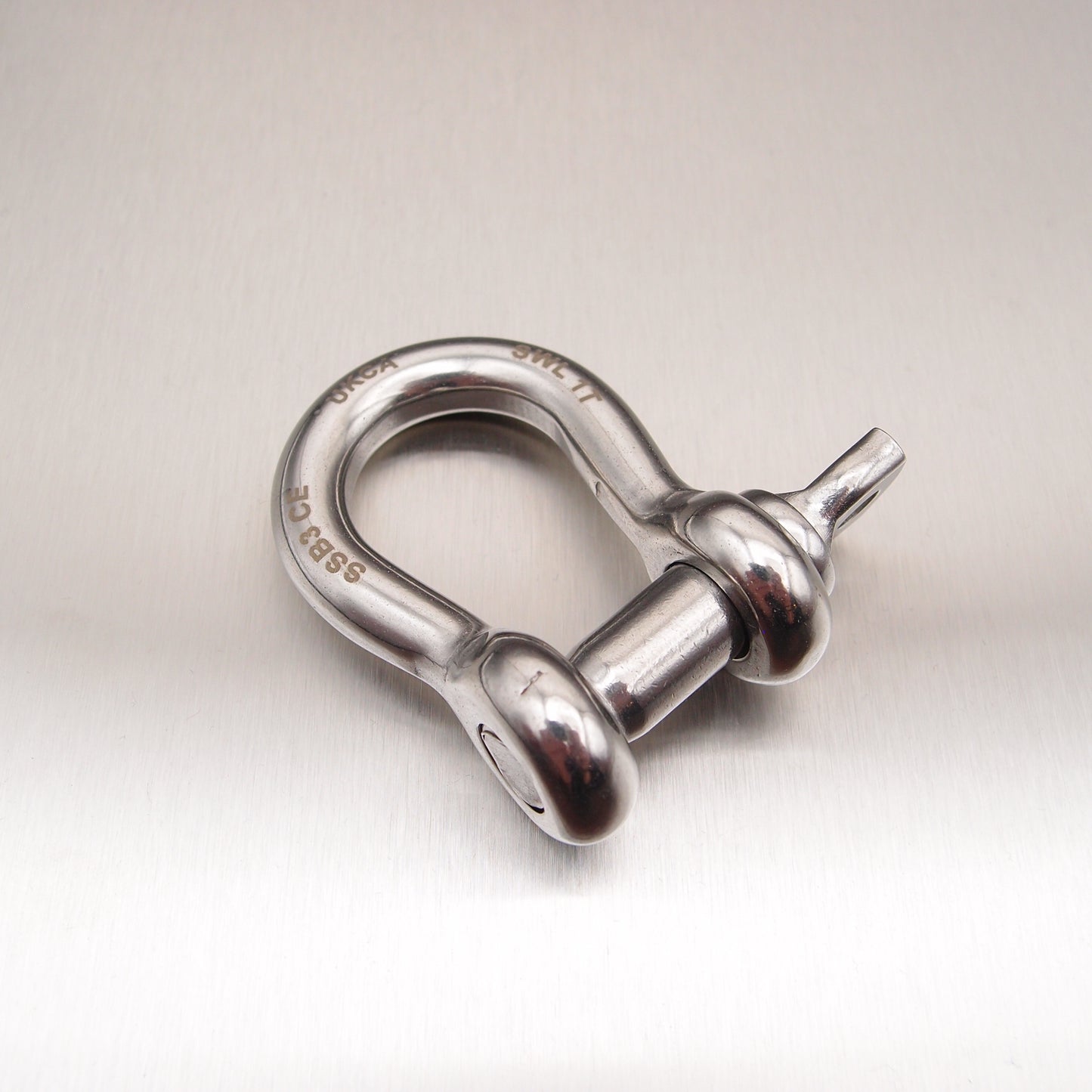 Stainless Steel Load Rated Bow Shackle with Screw Collar Pin - AISI 316