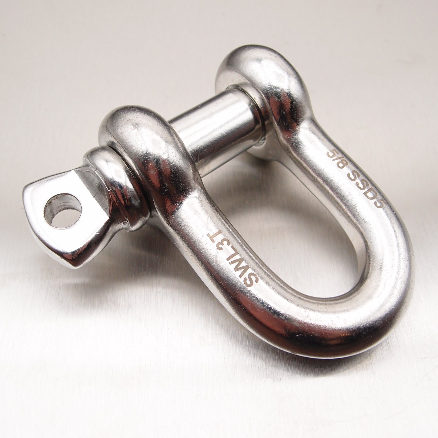 Stainless Steel Load Rated Dee Shackles 3 Ton - Old stock to clear