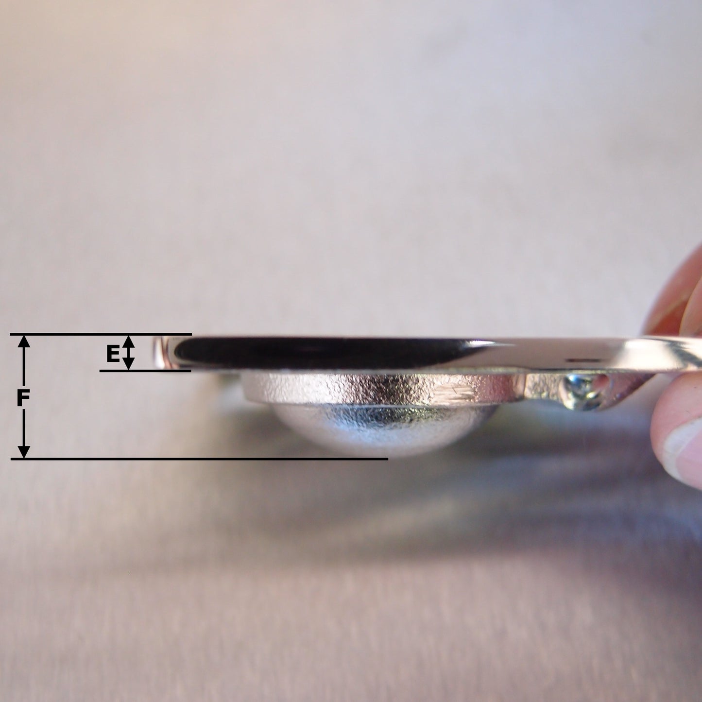 Stainless Steel Flush Lifting Pull - AISI 316