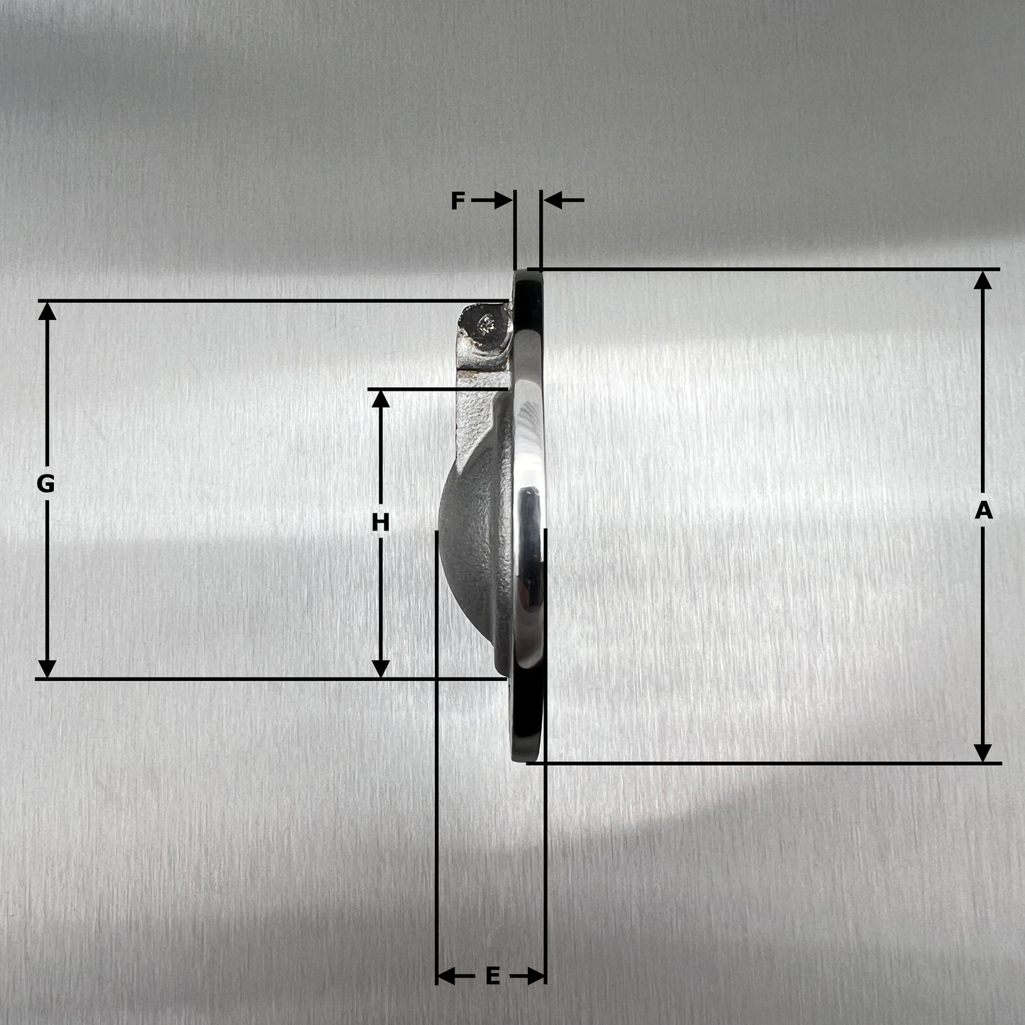 Stainless Steel Round Hatch Pull Ring 50mm