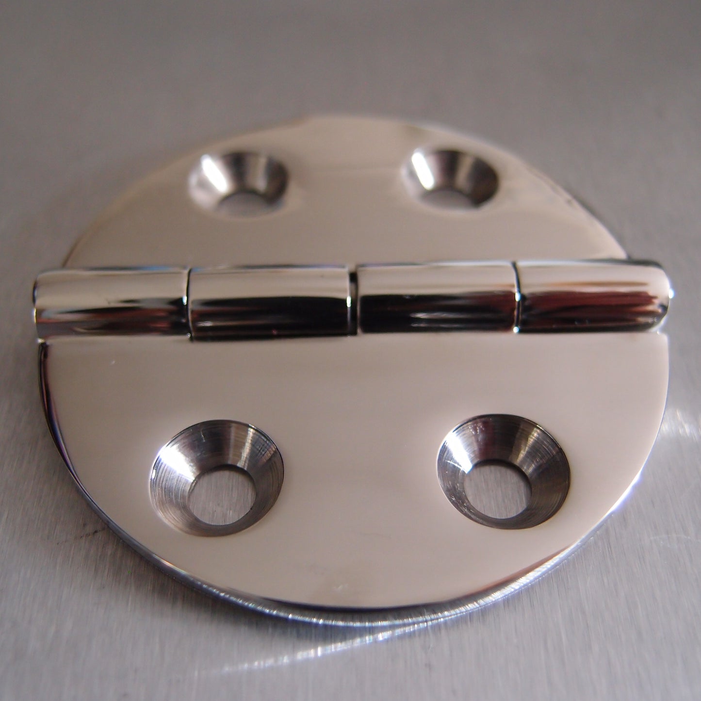 64mm Stainless Steel Round Hinge - 316 Marine grade