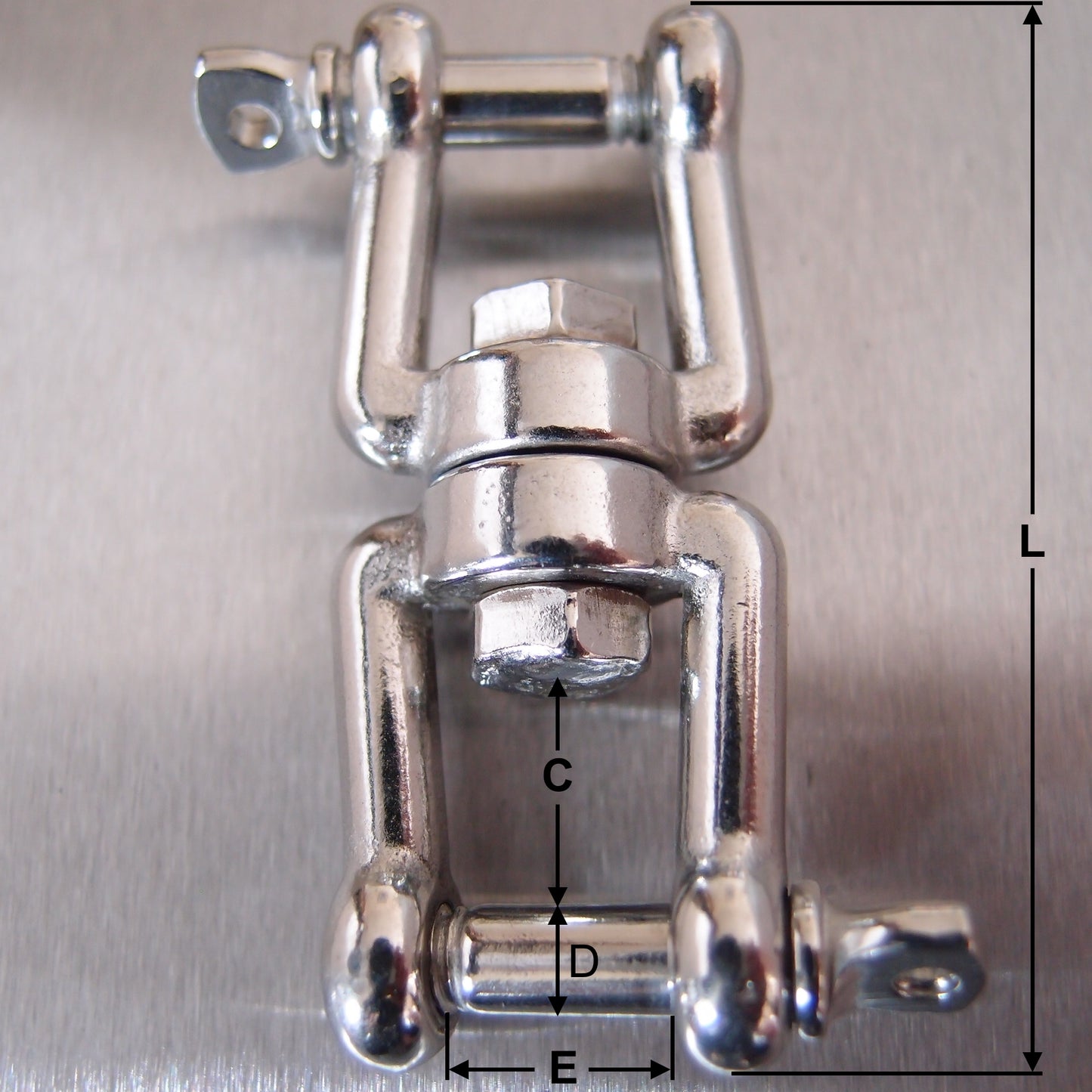 Stainless Steel Swivels - Jaw & Jaw - AISI 316