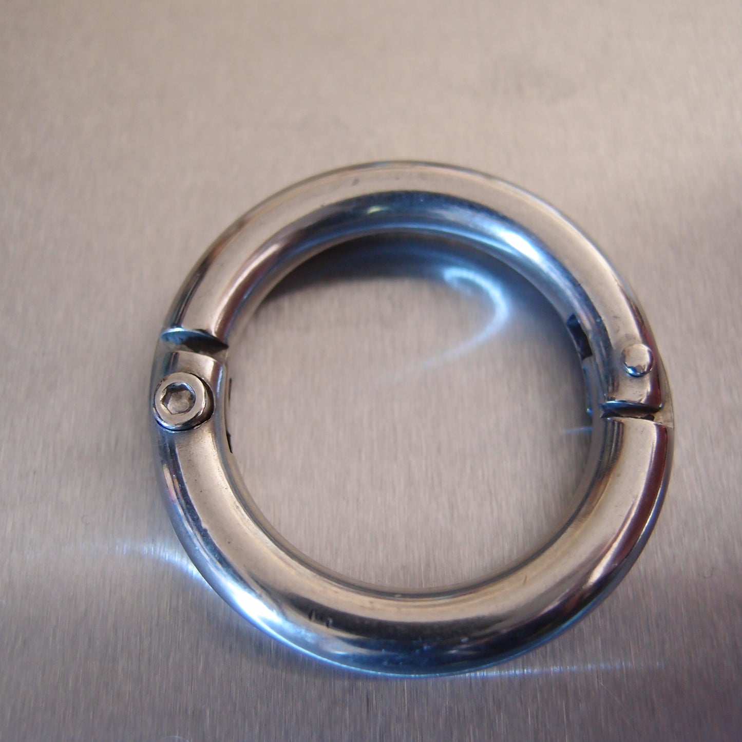 Stainless Steel Lockable Split Round Rings - AISI 316