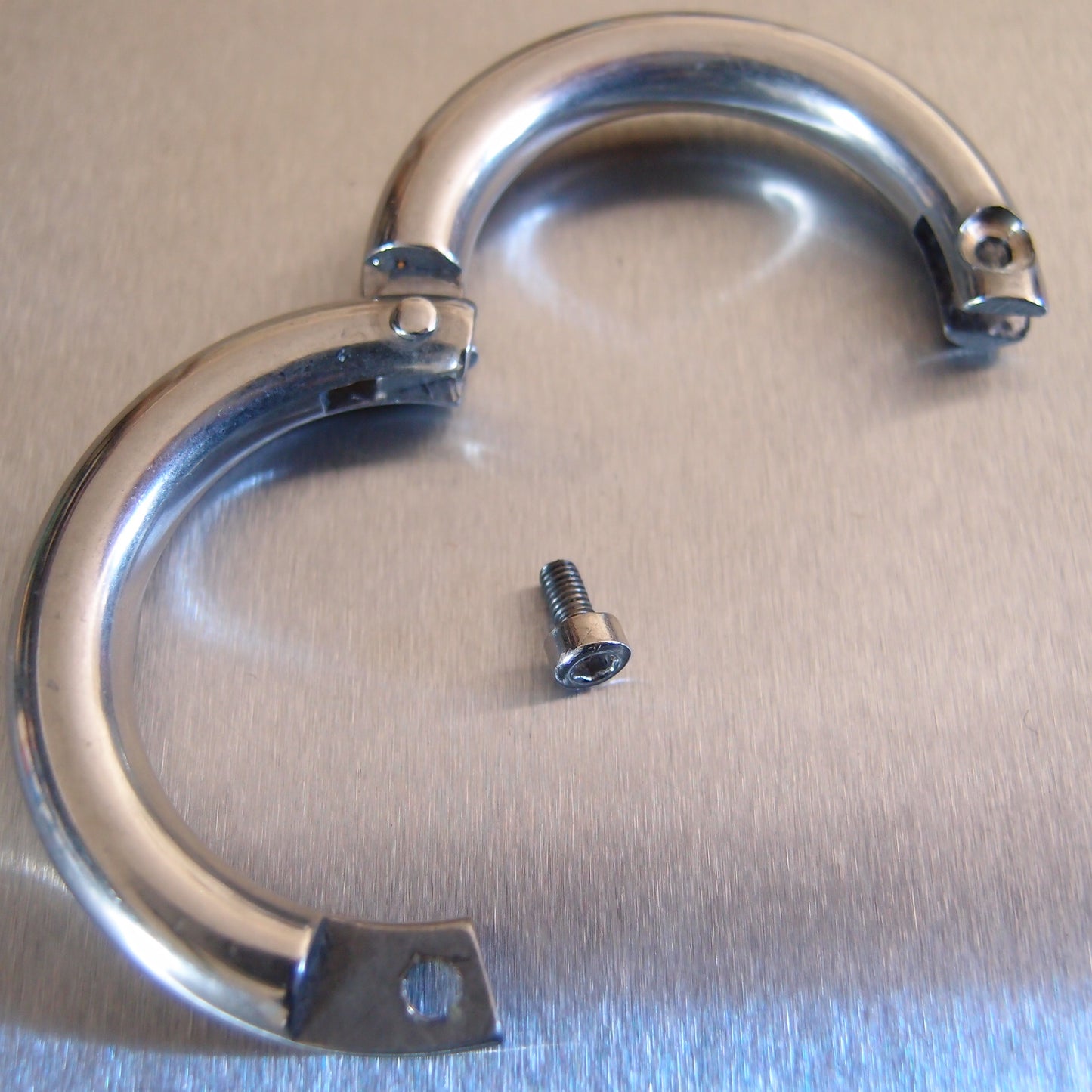 Stainless Steel Lockable Split Round Rings - AISI 316