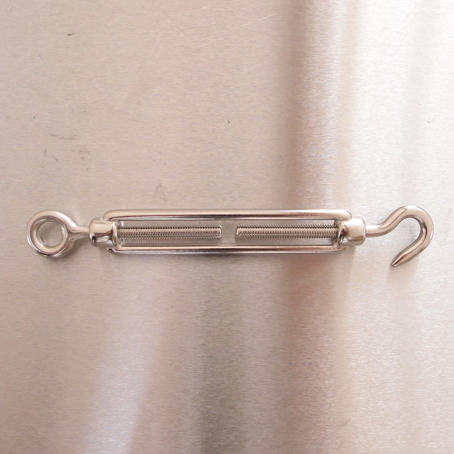 Turnbuckle - Hook & Eye - Stainless Steel AISI 316 - Open Body Straining Screw