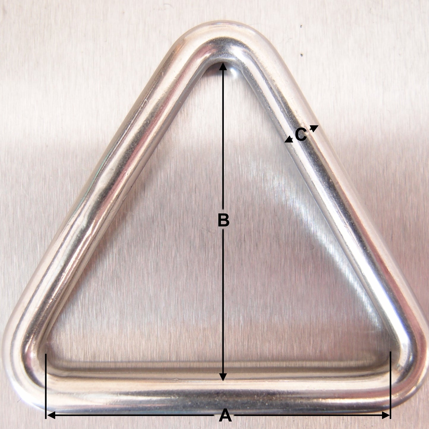 Stainless Steel Triangular Rings/Links - AISI 316