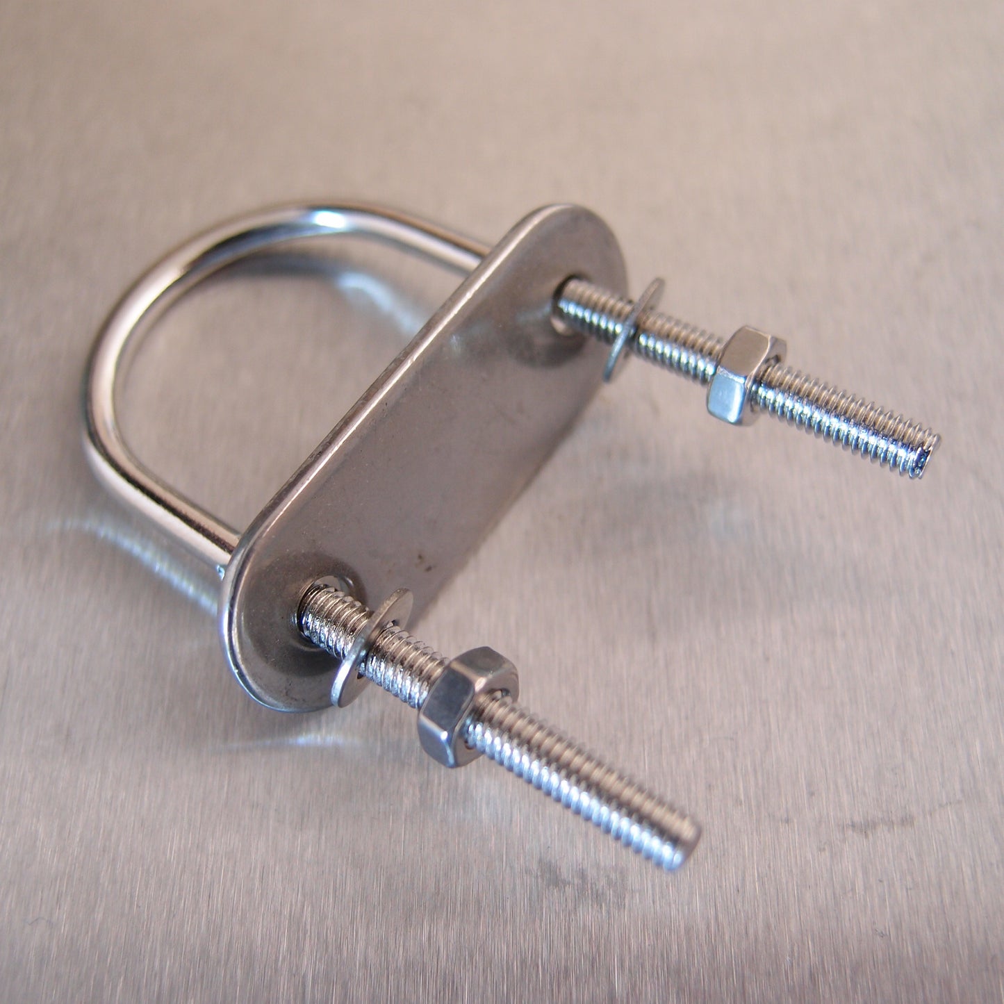 Stainless Steel U Bolt with Plate-Nuts and Washers - AISI 316