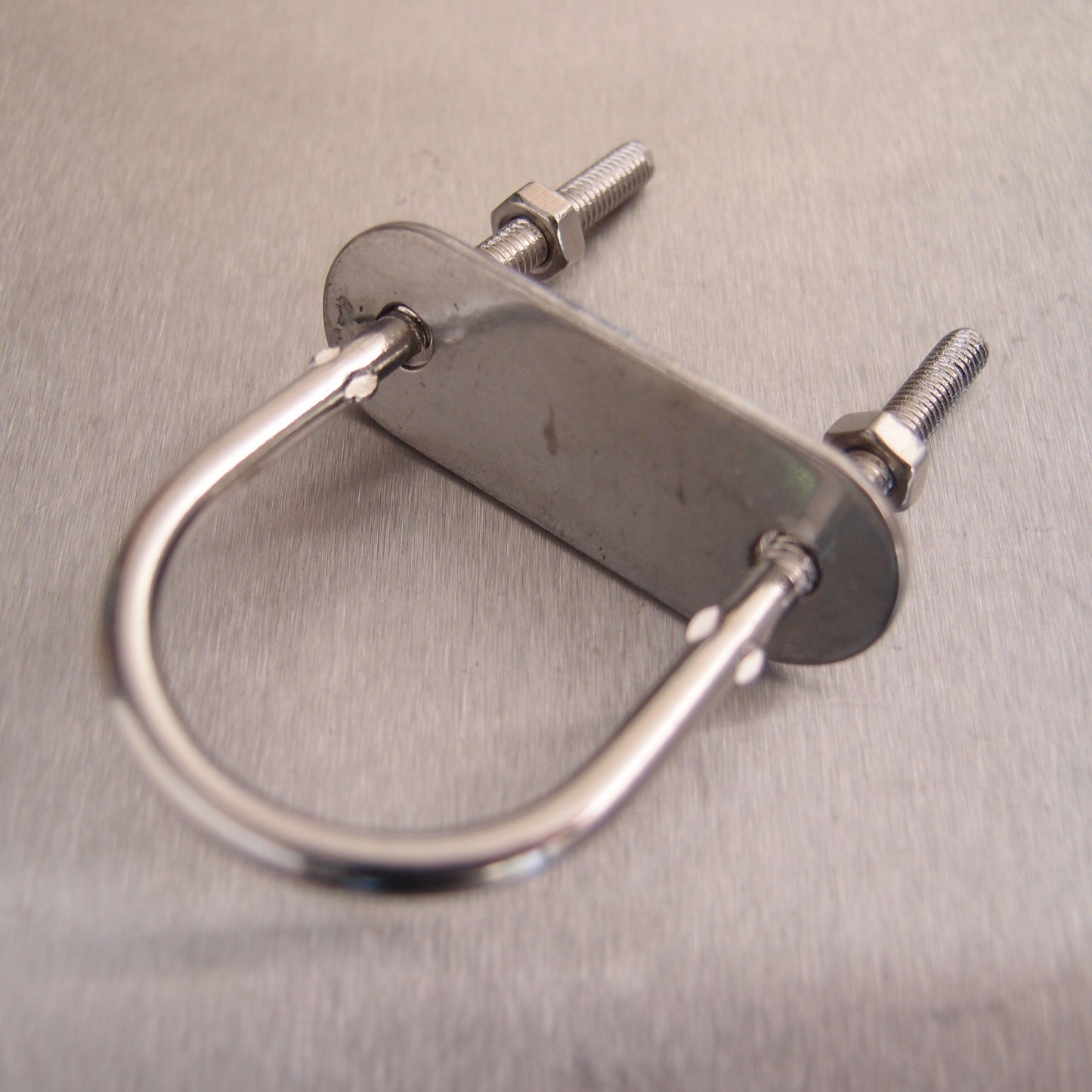 Stainless Steel U Bolt with Plate-Nuts and Washers - AISI 316