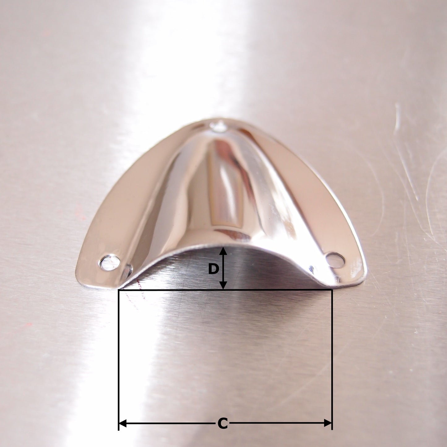 Clamshell Vent - Stainless steel AISI 304