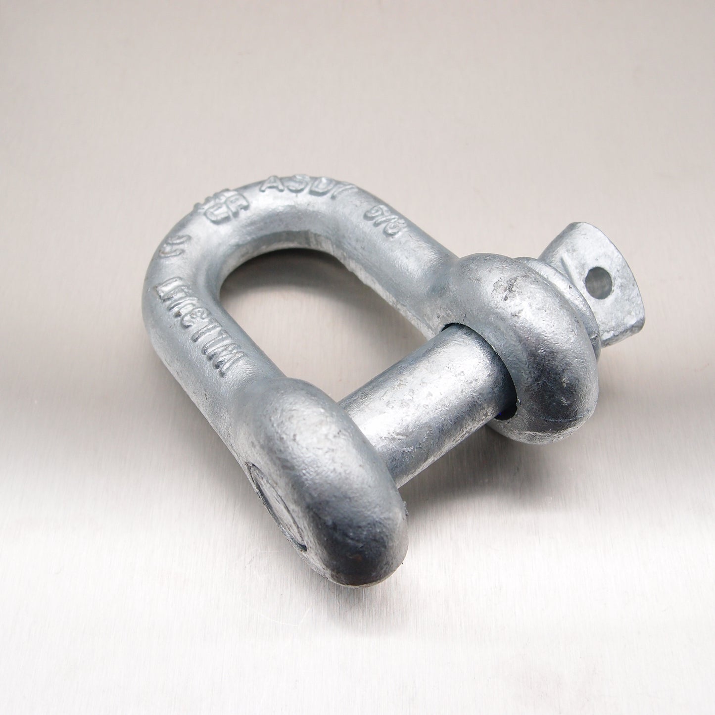 Drop Forged Dee Shackle - US Fed Spec RR-C-271D IV - Screw Pin Dee Galvanised