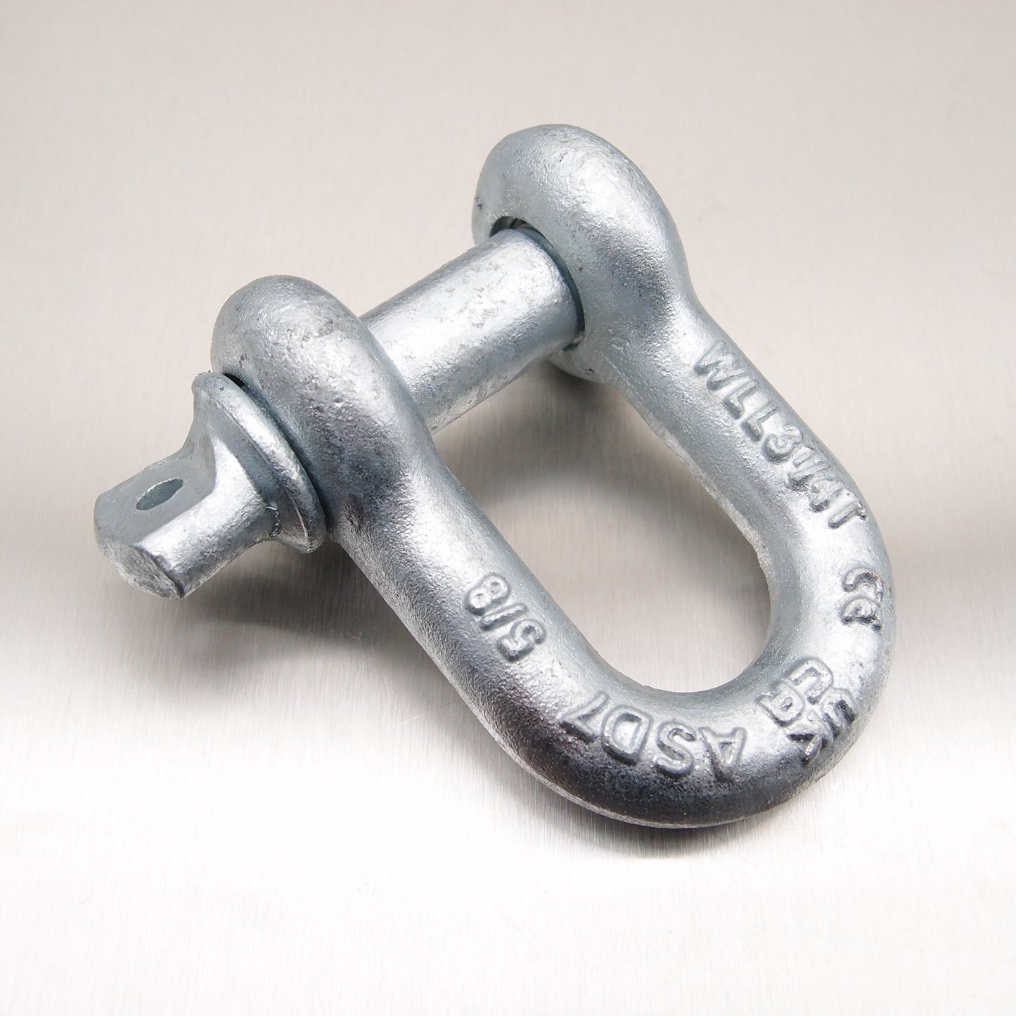 Drop Forged Dee Shackle - US Fed Spec RR-C-271D IV - Screw Pin Dee Galvanised