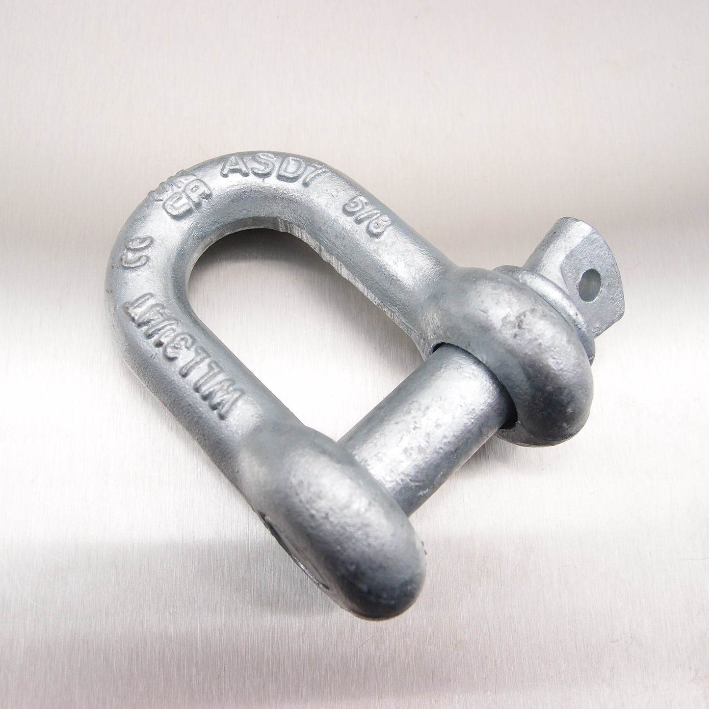 Drop Forged Dee Shackle - US Fed Spec RR-C-271D IV - Screw Pin Dee Galvanised