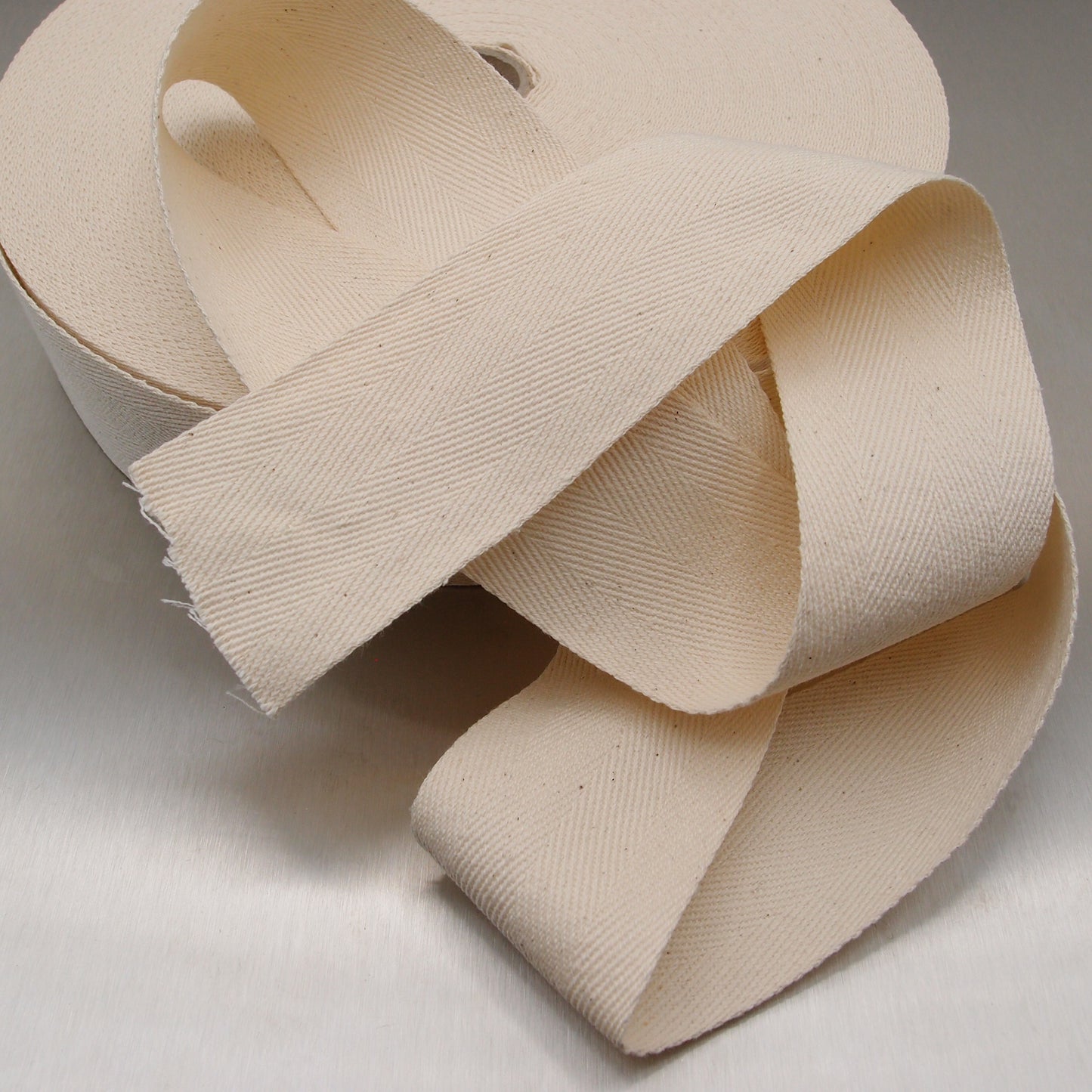Cotton Herringbone Webbing Tape x 50m roll