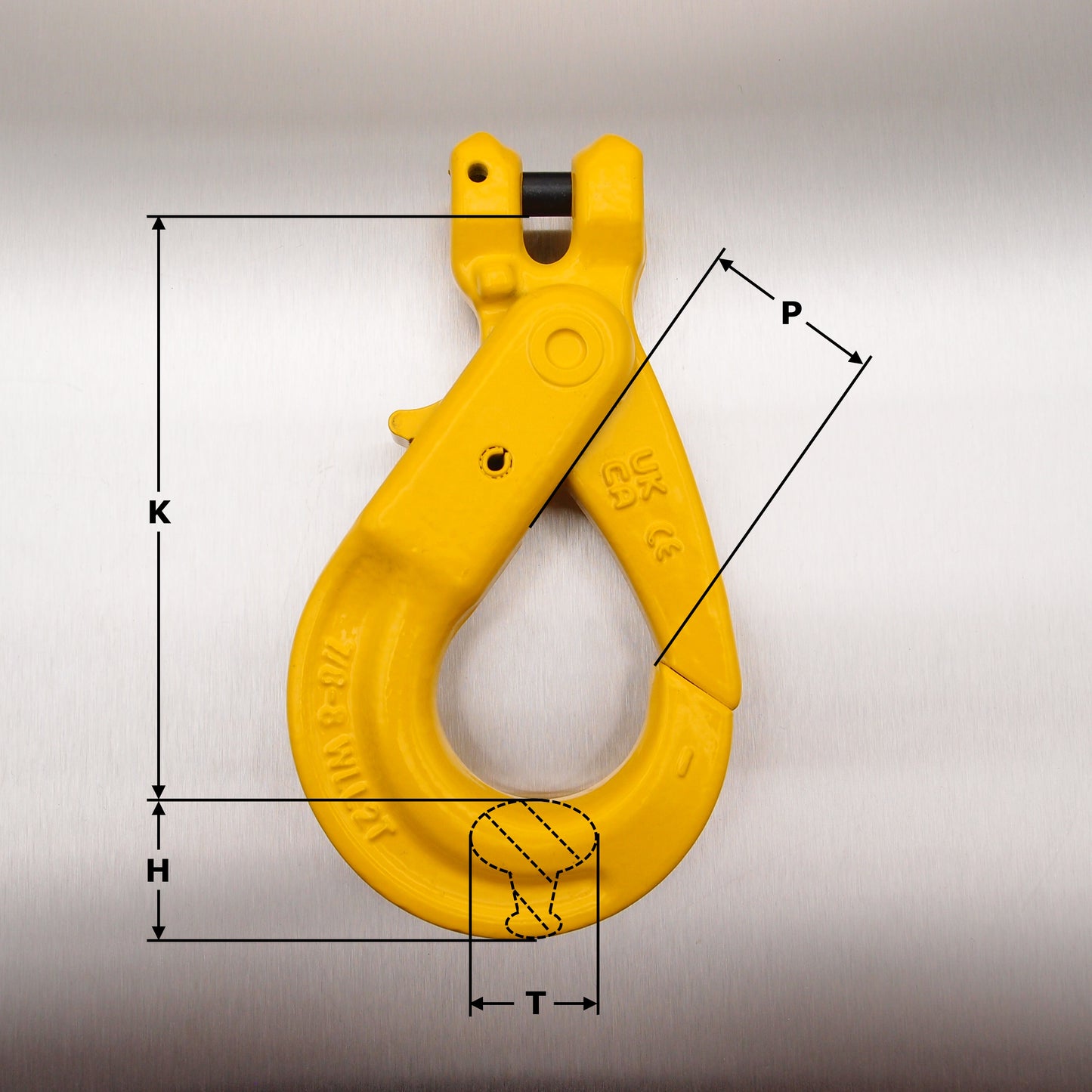 Grade 8 Clevis Self Locking Hook