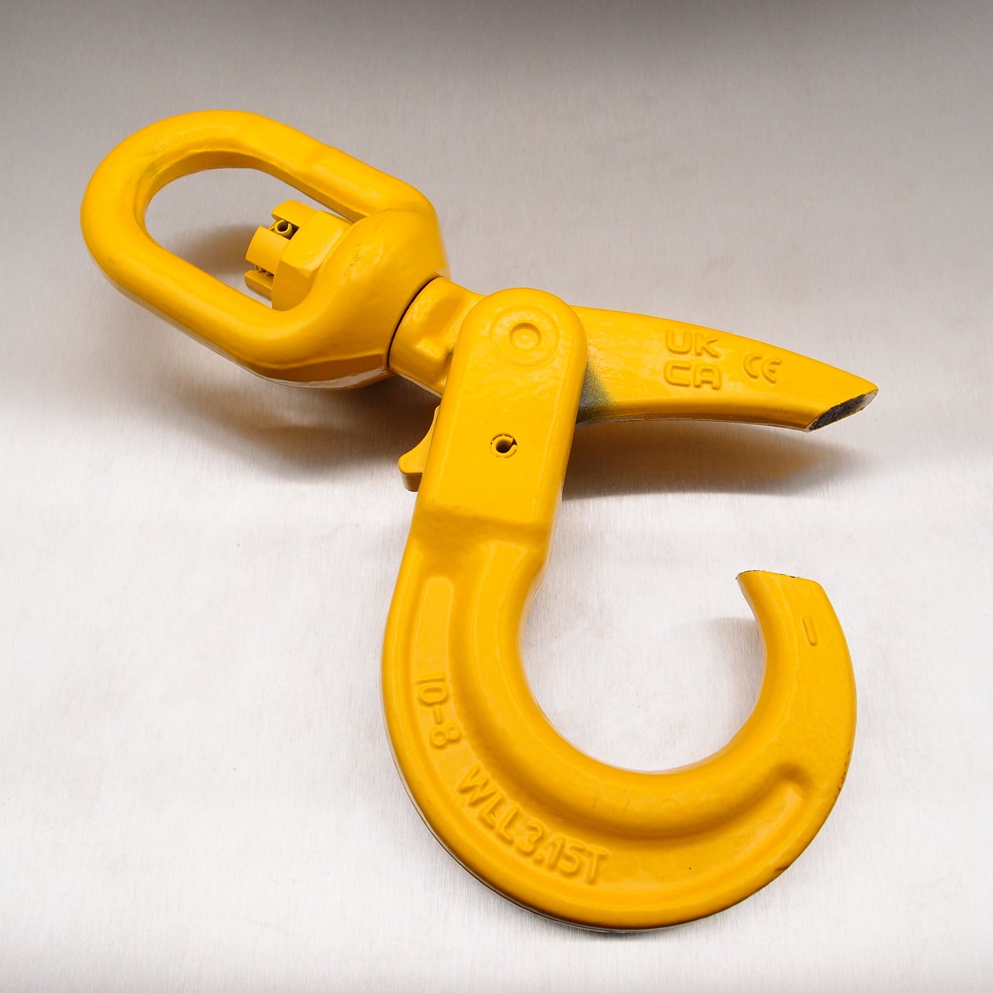 Grade 8 Swivel Self Locking Hook