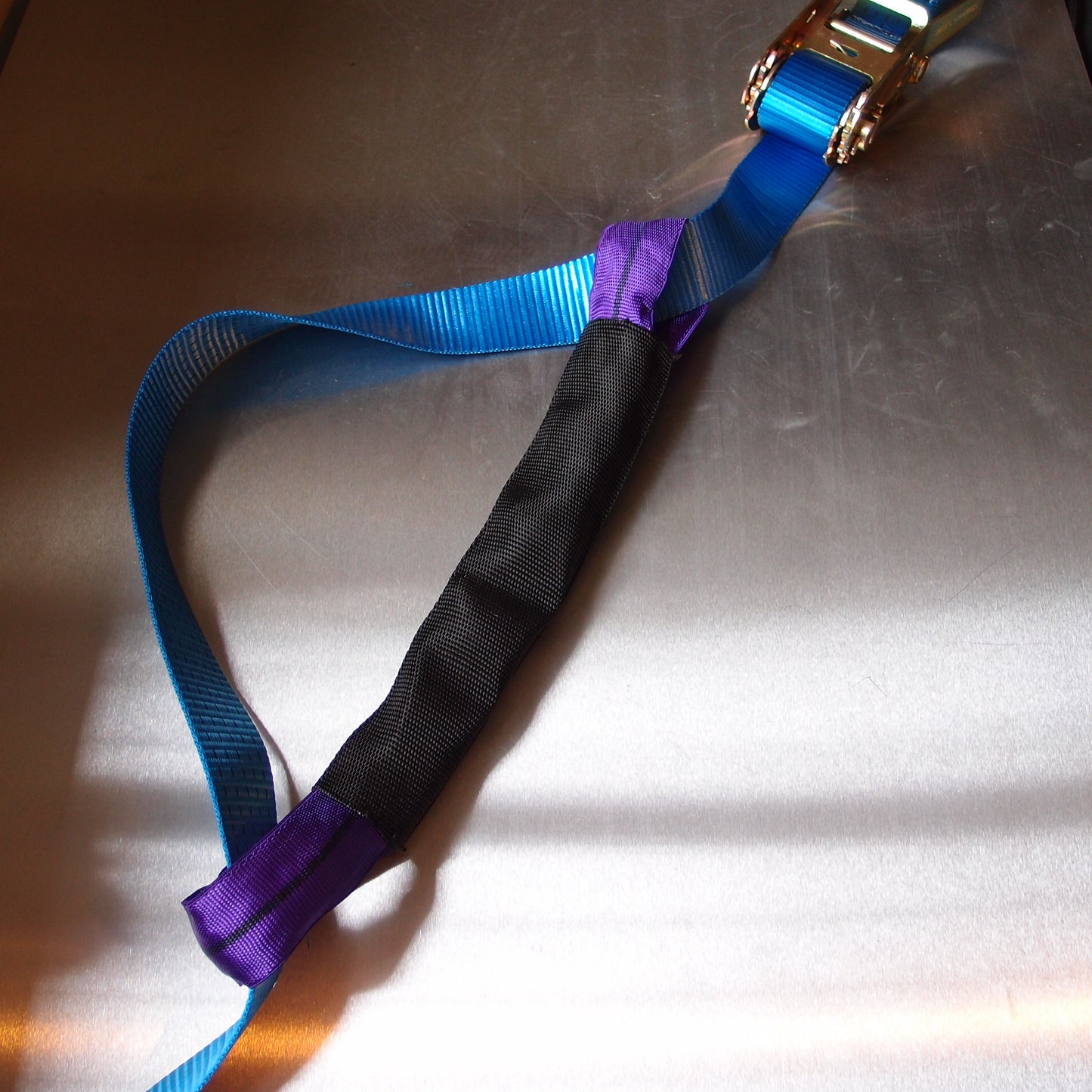 Recovery Vehicle Strap - Choker Strap & Claw Hooks - 50mm x 6m - 4000kg