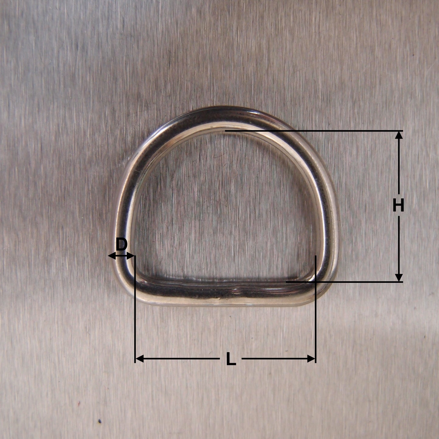 Stainless Steel Dee Rings - AISI 316