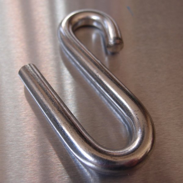 Stainless Steel Long Arm S Hooks - AISI 316