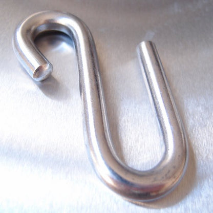 Stainless Steel Long Arm S Hooks - AISI 316