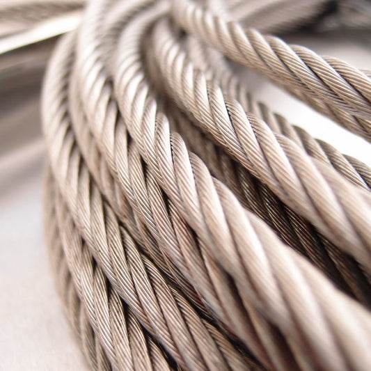 Wire Rope - Stainless Steel - 7 x 19 WSC - AISI 316 - 100m Reel