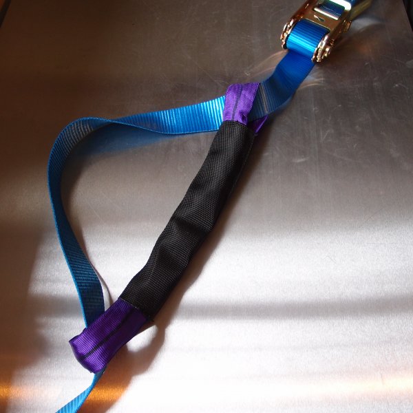 50mm x 6m Recovery Vehicle Strap, 4000kg with Choker Strap & Claw Hooks