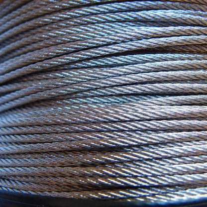 Stainless Steel Wire Rope - 7 x 7 WSC - AISI 316 - 100m Reel