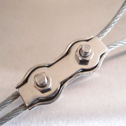 Stainless Steel Duplex Wire Rope Grips - AISI 316
